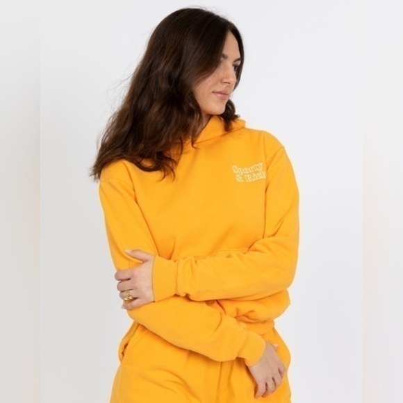 Sporty & Rich Tops - NEW Sporty & Rich Fun Logo Hoodie size XS dandelion